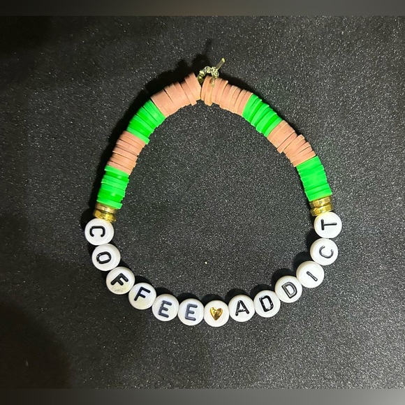 Coffee Addict Heishi Bracelet - Picture 3 of 6